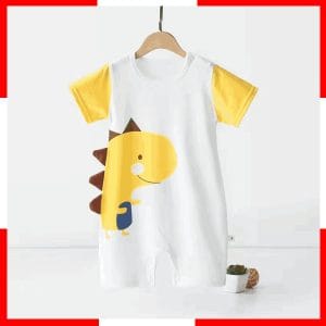 Newborn-2years Baby Dinosaur Print Romper