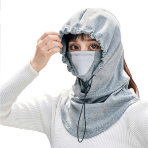 Cycling Hoodie Mask (Ash)